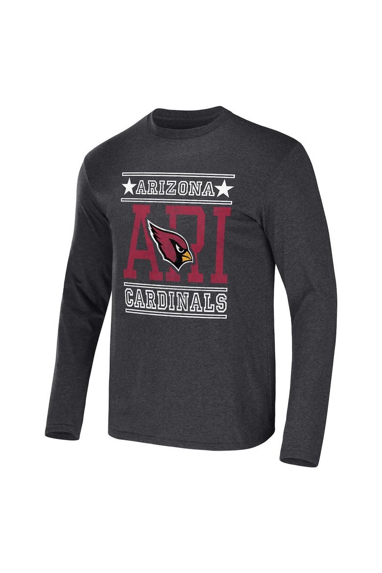 Men's NFL x Darius Rucker Collection by Fanatics Heathered Charcoal Arizona Cardinals Long Sleeve T-Shirt, Alternate, color, Heather Charcoal