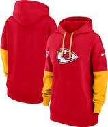 Nike Women's Nike Red Kansas City Chiefs 2024 Sideline Essential Fleece Pullover Hoodie