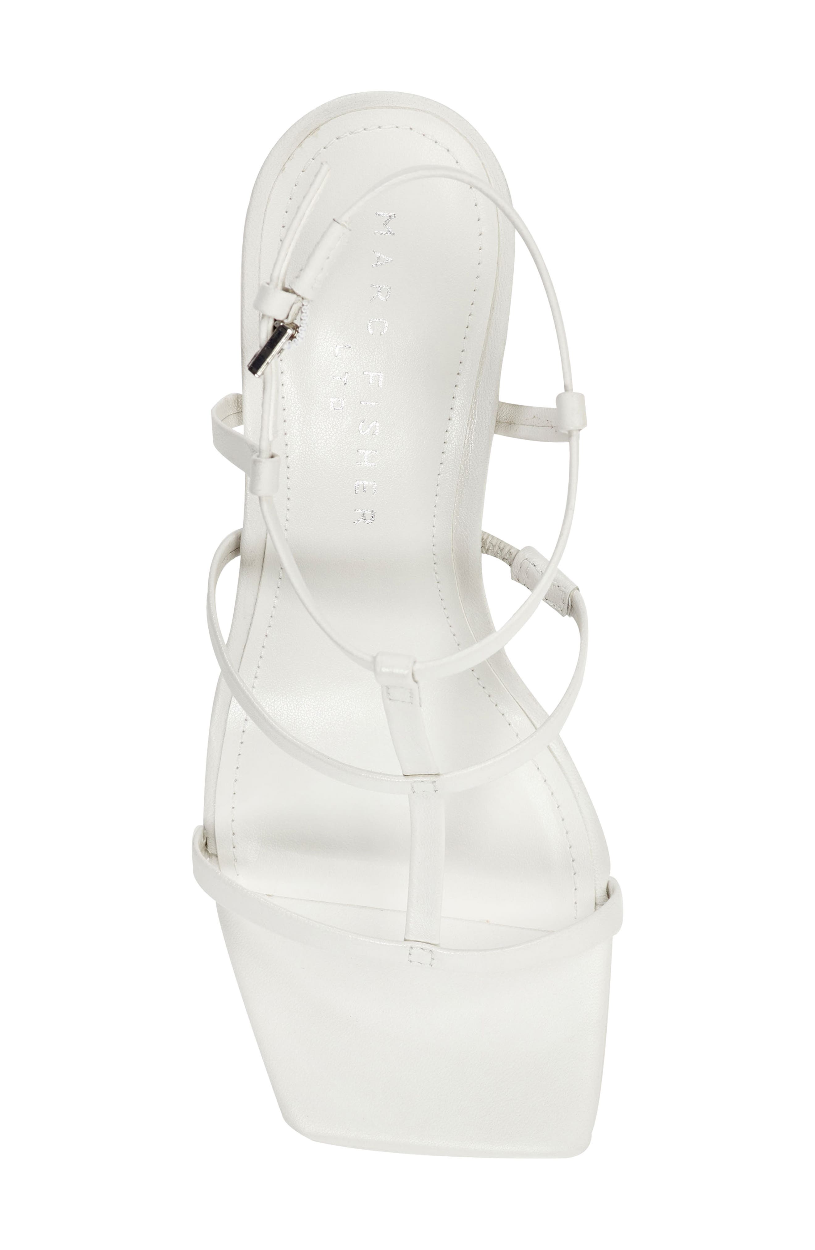 Marc Fisher LTD Dennie Ankle Strap Sandal, Alternate, color, Ivory2