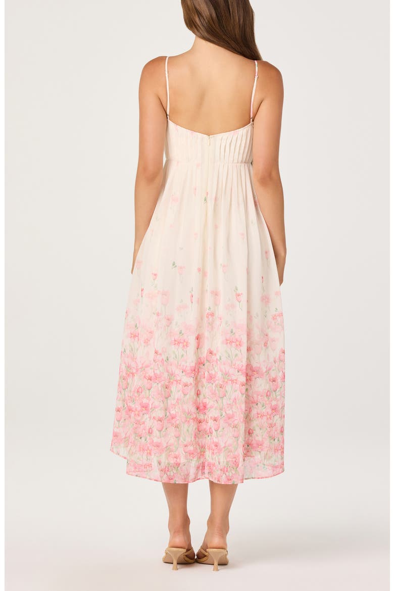 Bellora Floral Midi Dress, Alternate, color, PINK FLORAL