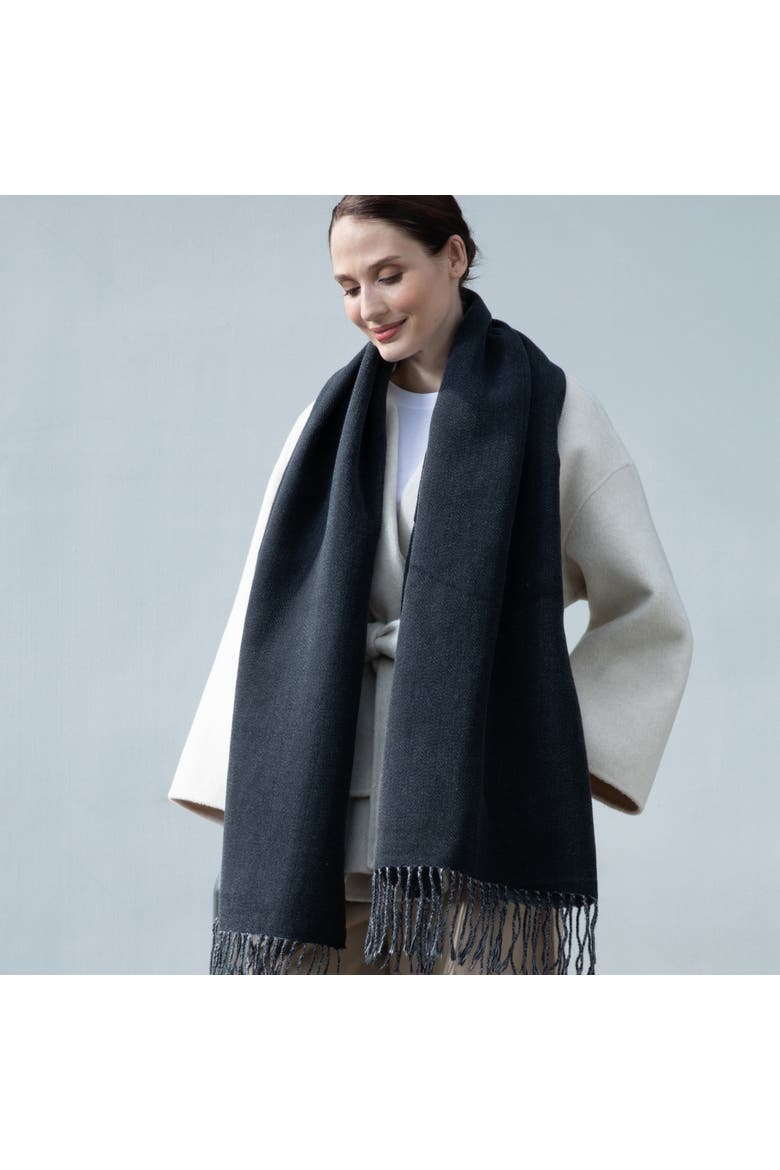 The Victoria Scarf, Alternate, color, Black