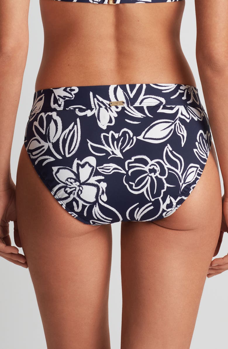 Lauren Ralph Lauren Classic Hipster Bikini Bottoms, Alternate, color, Black Multi