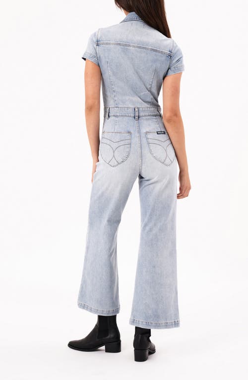 Rolla's Sailor Denim Jumpsuit In Light Vintage Blue