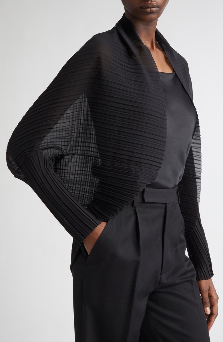 Max Mara Vesuvio Cape Back Bolero, Alternate, color,