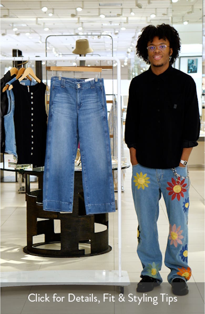 Natasha High Waist Wide Leg Jeans, sales video thumbnail