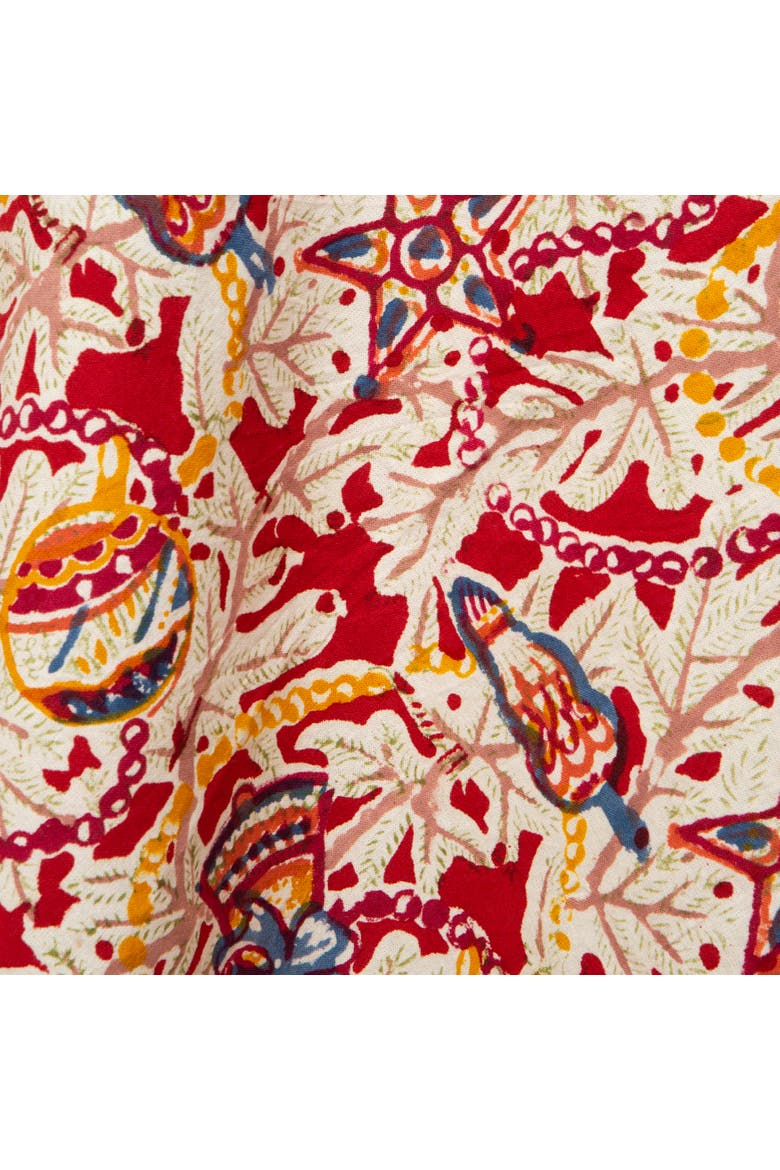 Noel Tablecloth, Alternate, color, Red/Green 70" Round