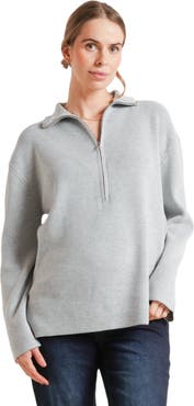 Nom Maternity Blaire Maternity Half-Zip Sweater