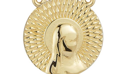 Ember Fine Jewelry Mary Medallion Necklace In Gold