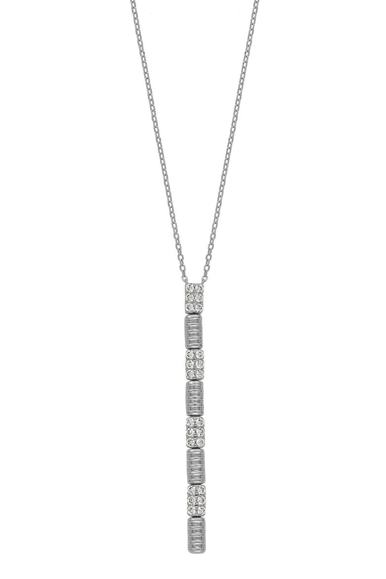 Cleo Diamond Pendant Necklace (Nordstrom Exclusive), Main, color, 18K WHITE GOLD