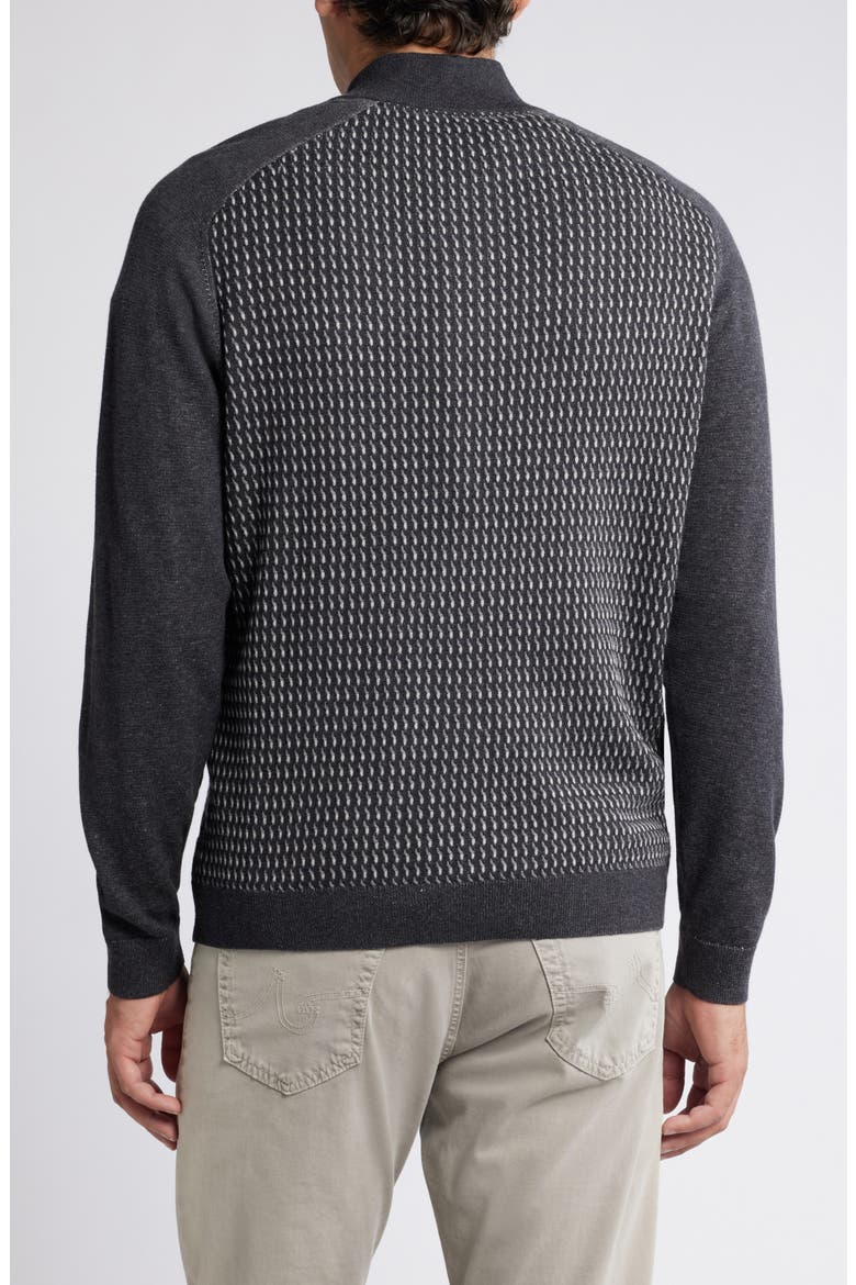 Coastal Shores Quarter Zip Sweater, Alternate, color, CHARCOAL