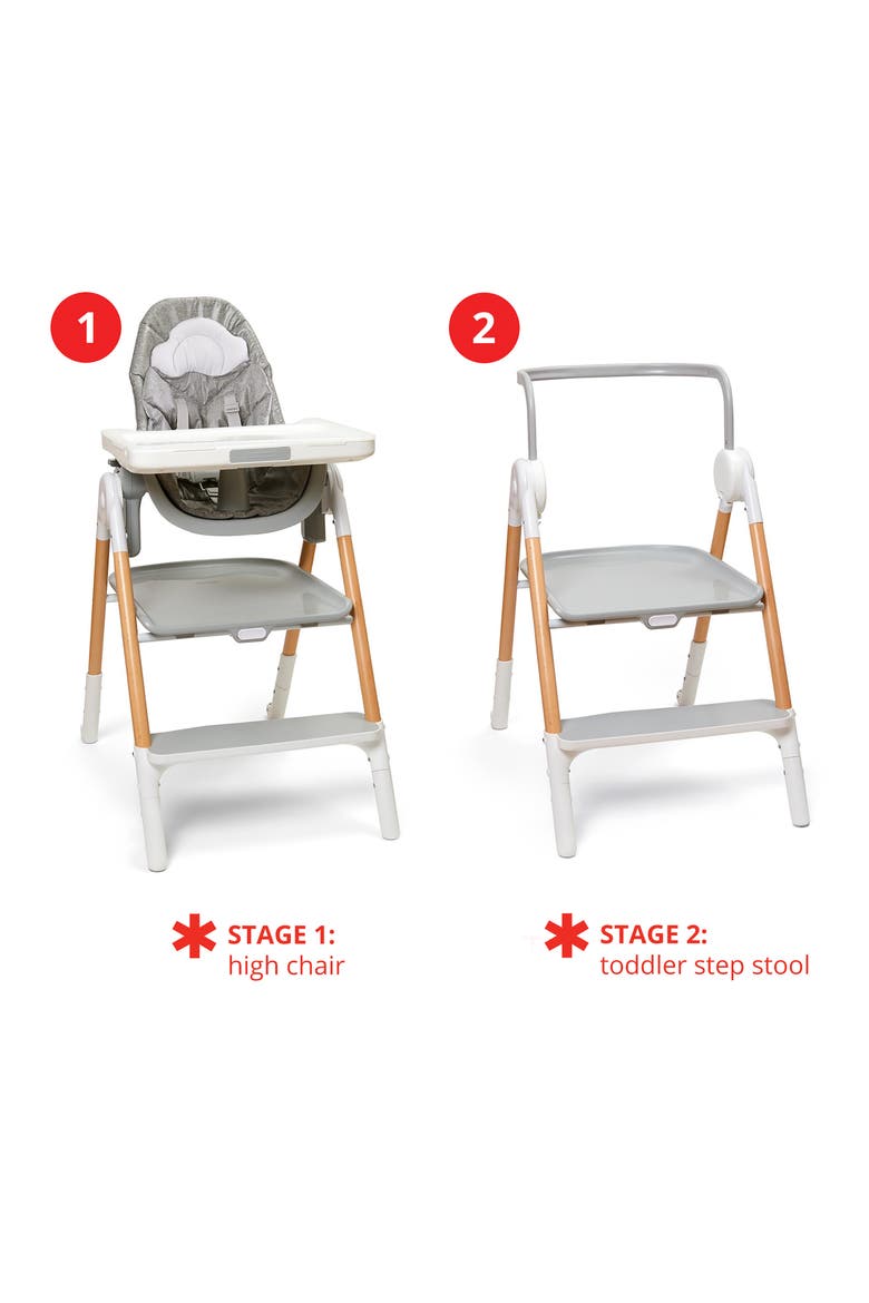 Sit-To-Step Highchair, Alternate, color, GREY
