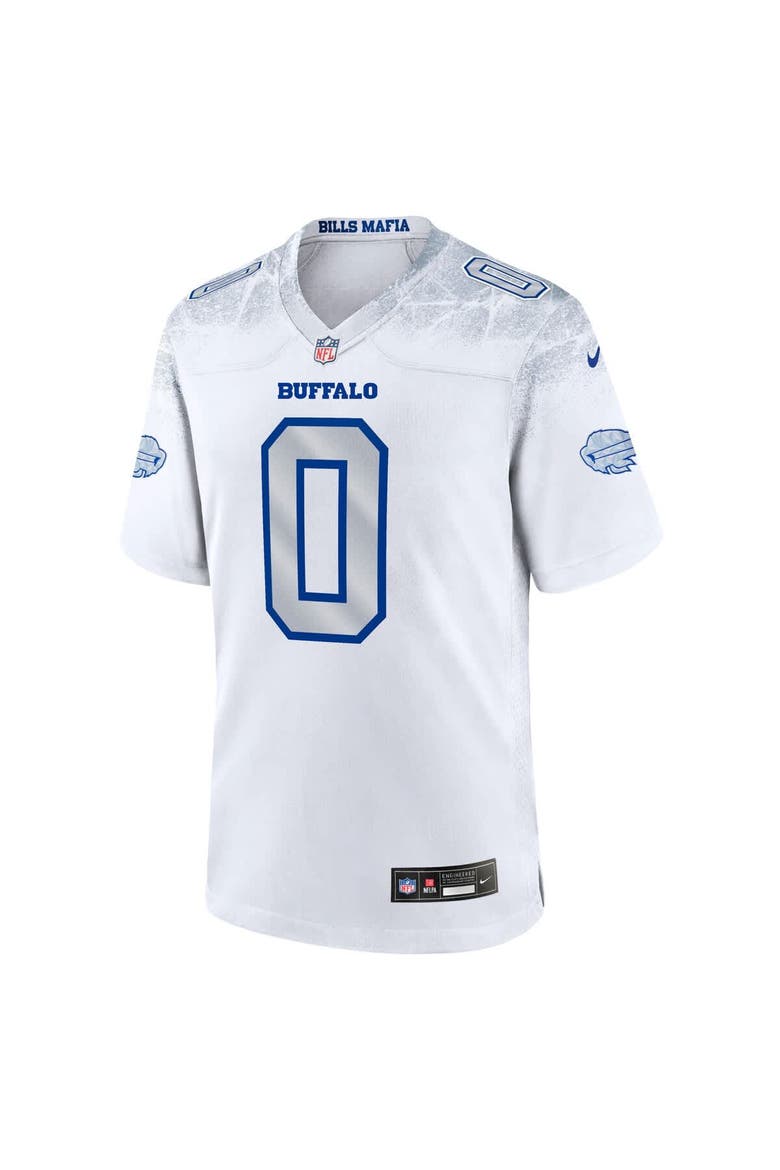 Men's Nike Keon Coleman White Buffalo Bills 2025 Rivalries Collection Game Jersey, Alternate, color, White