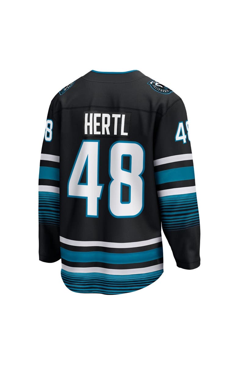 FANATICS Men's Fanatics Branded Tomas Hertl Black San Jose Sharks Alternate Premier Breakaway Player Jersey, Alternate, color, 