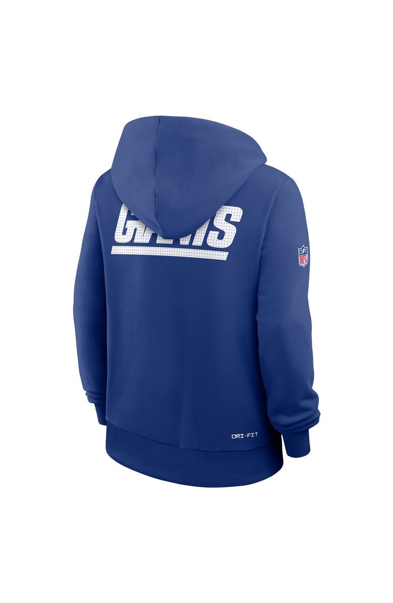Nike Women's Nike Royal New York Giants Sideline Standard Issue Initial Home Dri-FIT Hoodie, Alternate, color, Royal