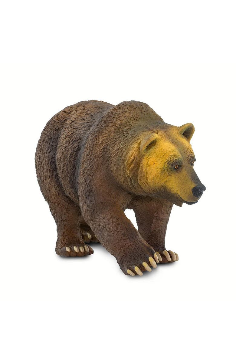 Safari Ltd. Grizzly Bear Toy, Alternate, color, NO COLOR