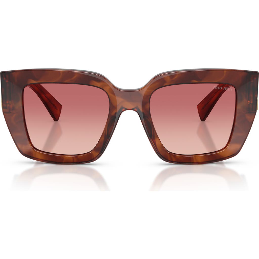 Miu Miu Sonnenbrille Mit Geometrischem Gestell In Multi