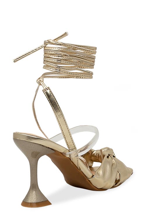 Chase & Chloe Chase And Chloe Sofie Ankle Wrap Sandal