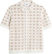 Wax London Porto Crochet Button-Up Shirt