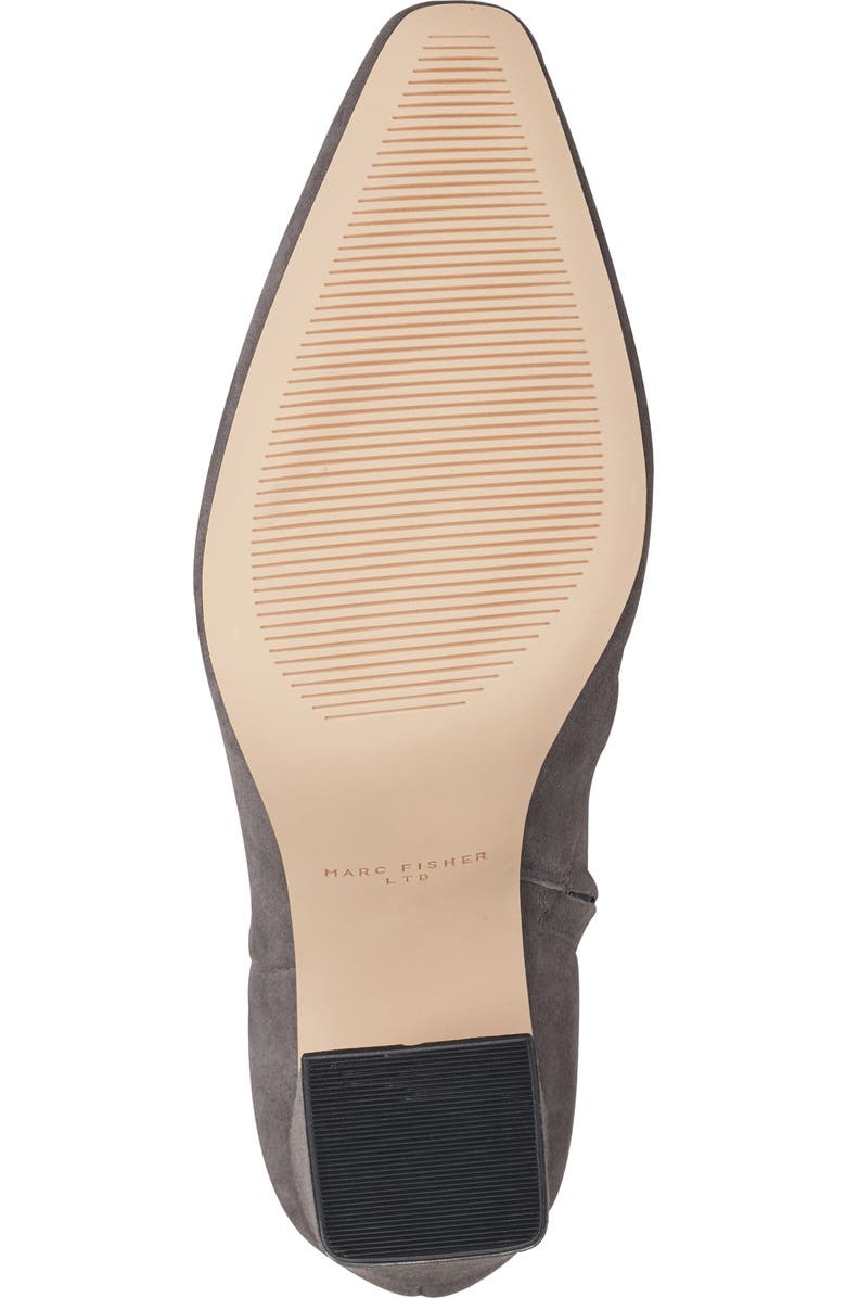Marc Fisher LTD Yanara Pointed Toe Bootie, Alternate, color, Dark Grey