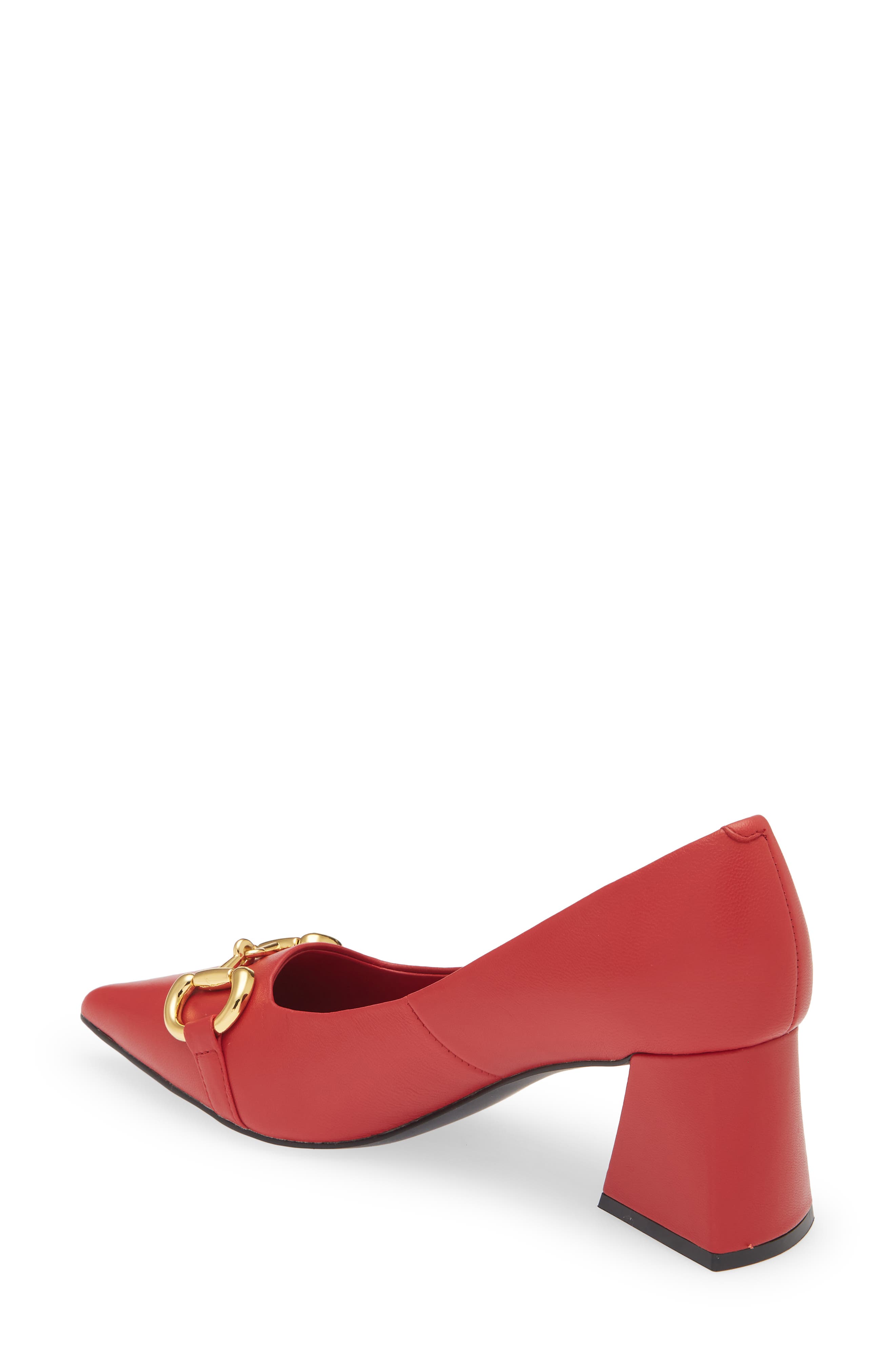 Jeffrey Campbell Happy Hour Pointed Toe Pump, Alternate, color, Red Gold