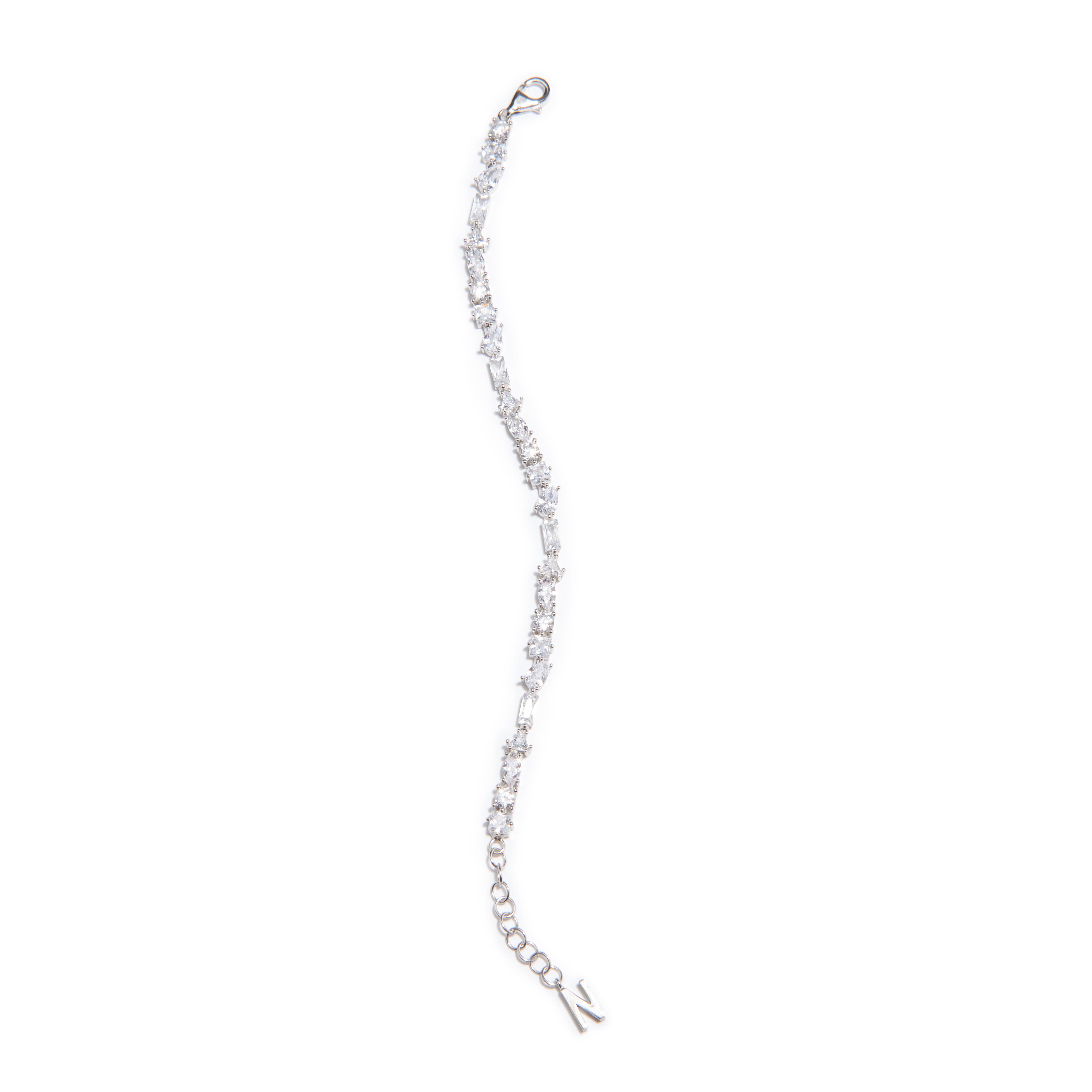 selected White/White Rhodium