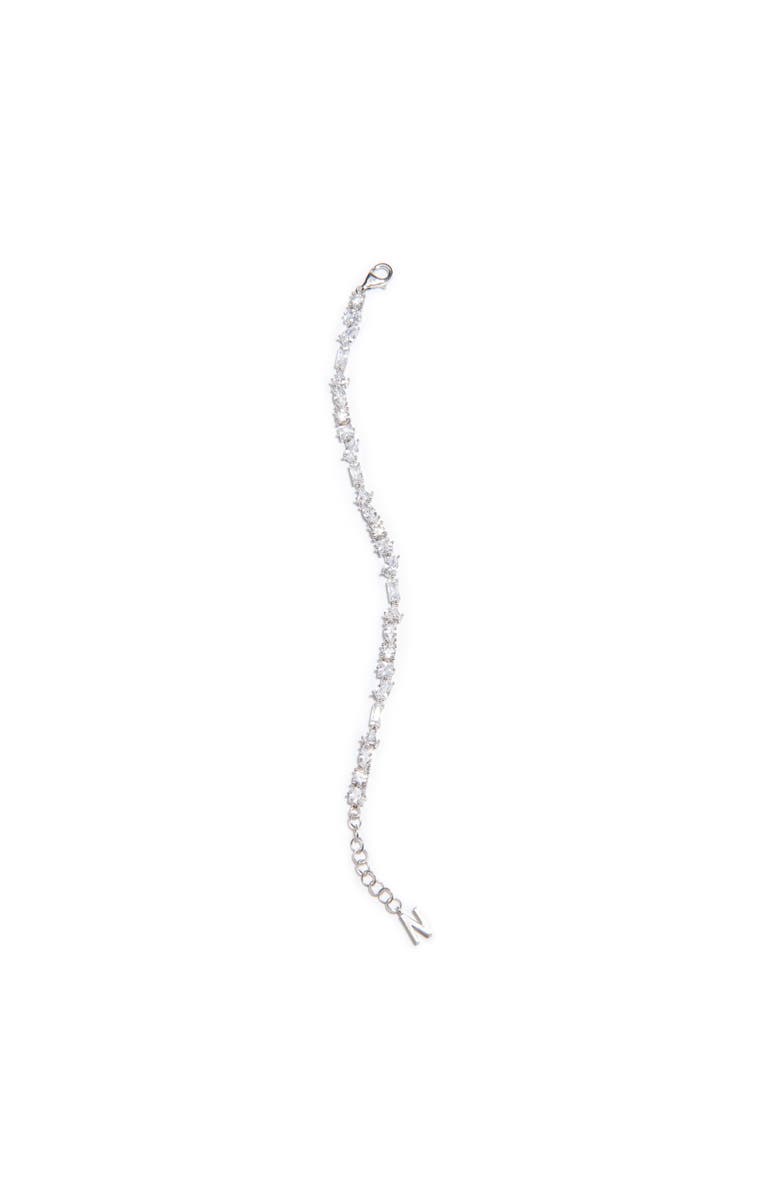 NICKHO REY Julie Bracelet, Main, color, White/White Rhodium