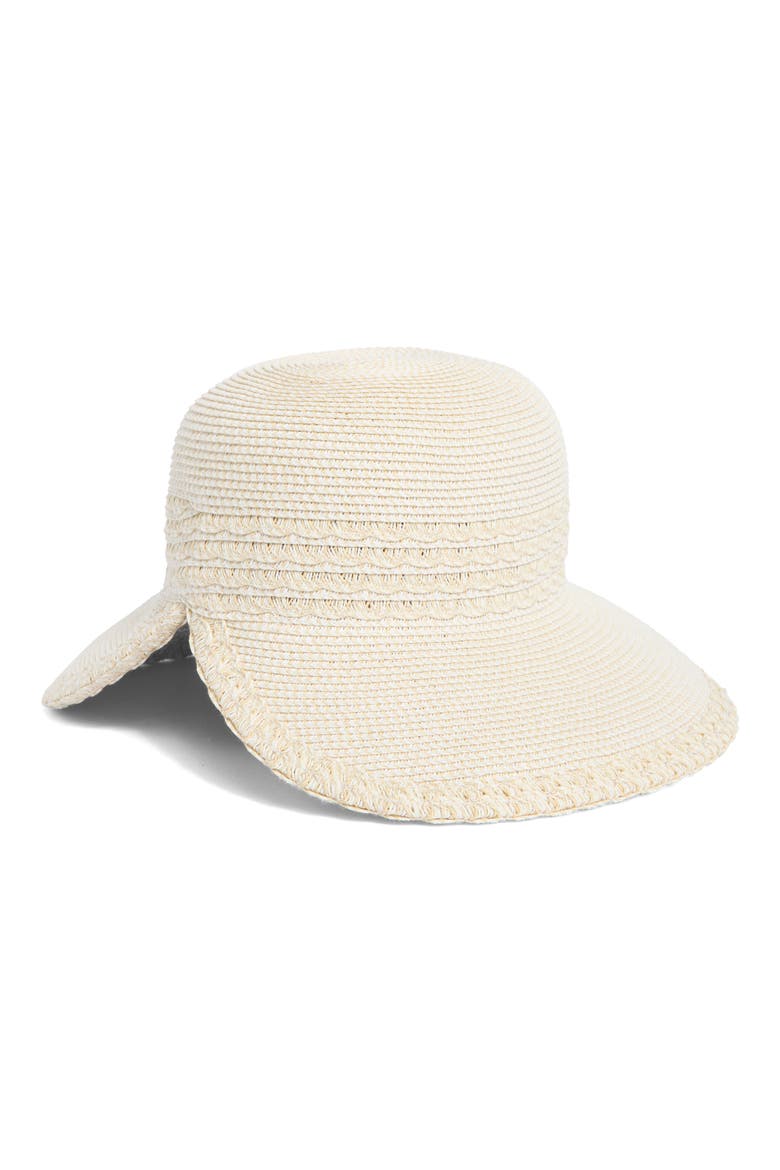 Floppy Sun Hat, Alternate, color, IVORY COMBO