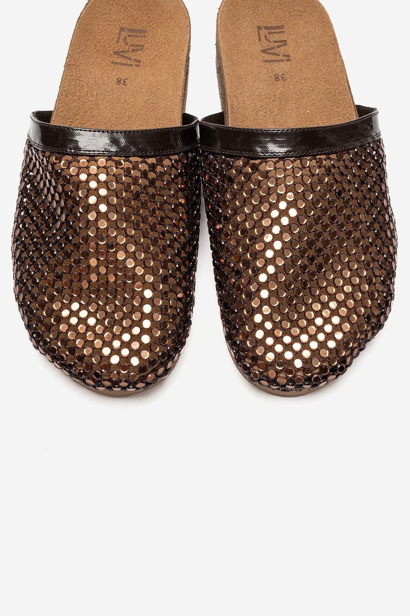 Montera Embellished Mule, Alternate, color, Brown