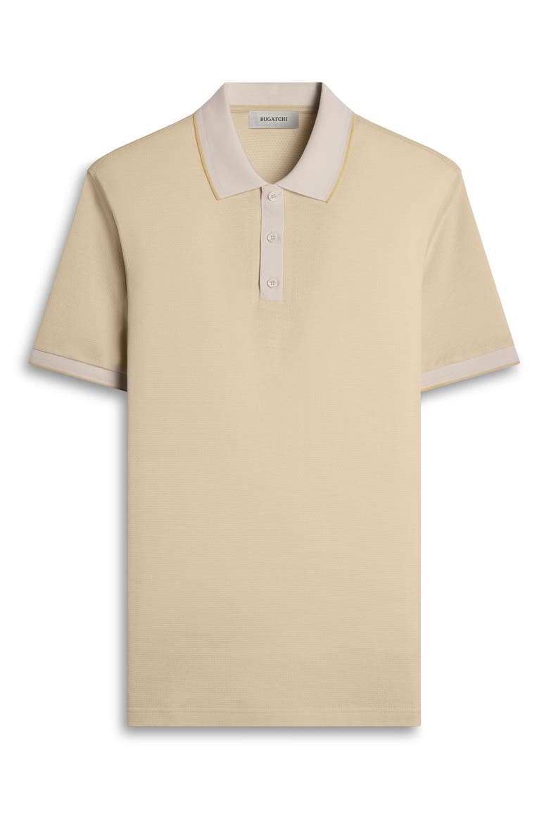 Three Button Cotton Polo, Alternate, color, IVORY
