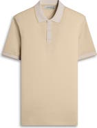 Bugatchi Three Button Cotton Polo