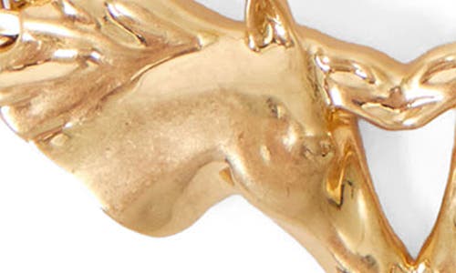 Clare V . Le Cheval Necklace In Gold
