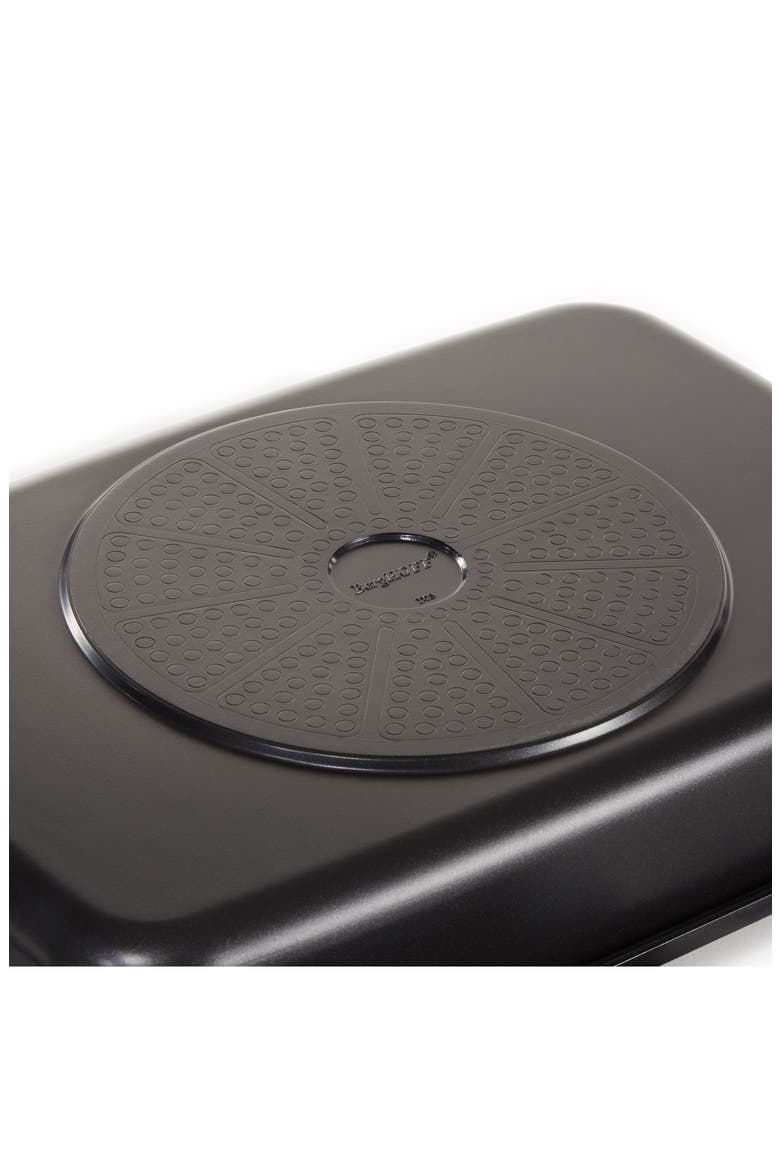 Graphite 3-Piece Non-Stick Roasting Pan, Alternate, color, BLACK