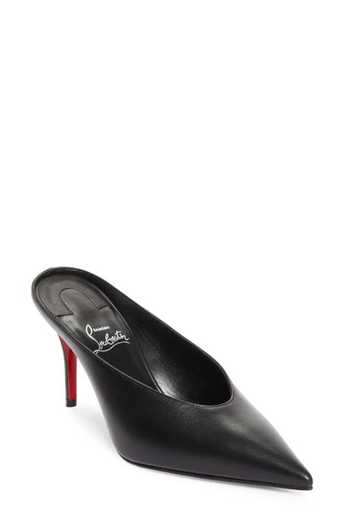 Christian Louboutin Miss Z Slimimule Pointed Toe Mule In Black