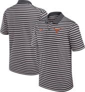 Nike Men's Nike Anthracite/White Texas Longhorns Primetime Victory Striped Performance Polo
