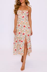 VICI Collection Constance Floral Print Maxi Dress