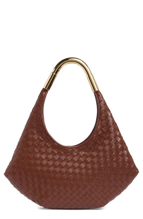 Olivia Woven Hobo Bag