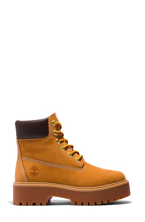 TIMBERLAND TIMBERLAND STONE STREET 6-INCH WATERPROOF LACE-UP LEATHER BOOT