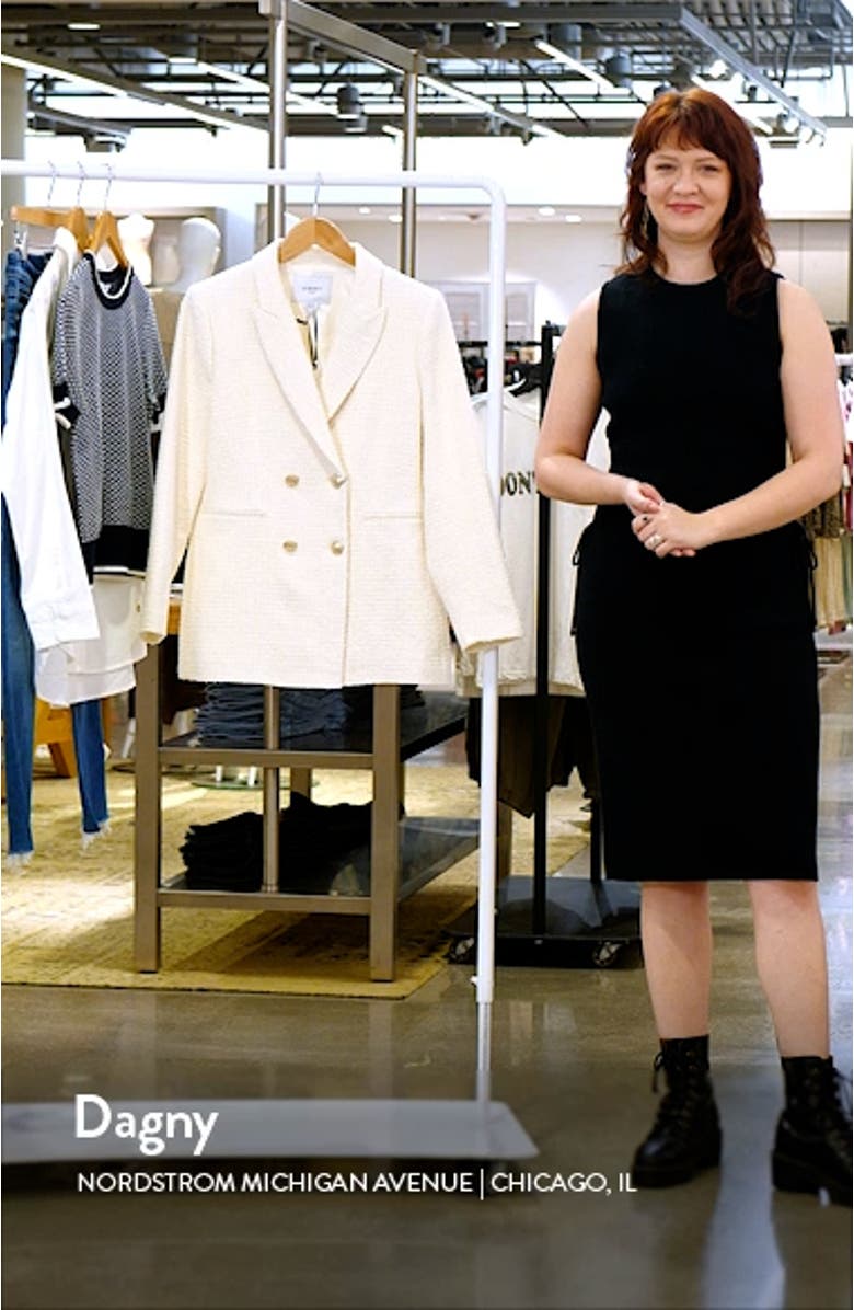 Mariner Double Breasted Tweed Blazer, sales video thumbnail