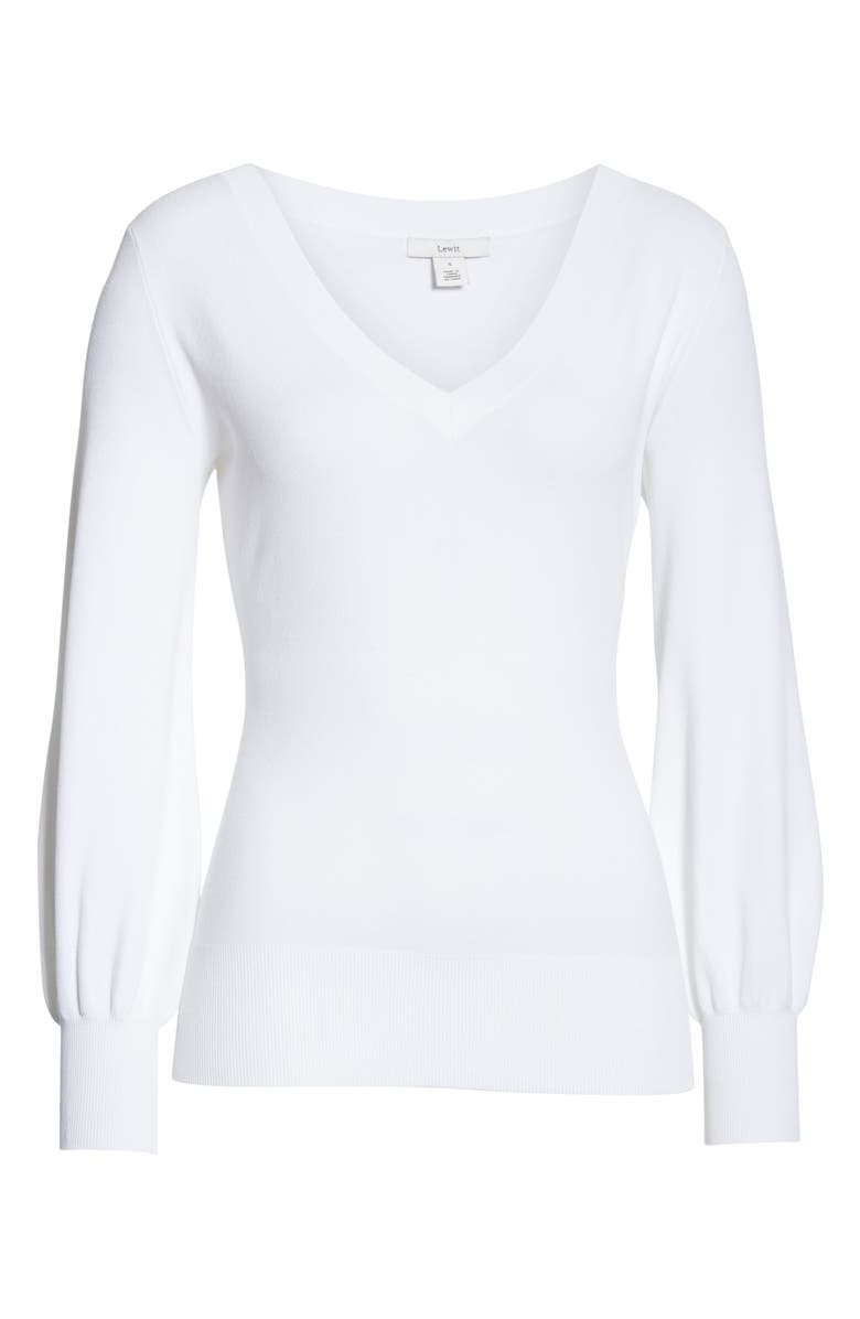 Lewit V-Neck Sweater, Alternate, color, 
