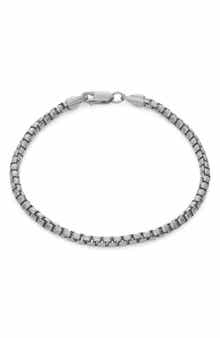 FZN Men's Box Chain Bracelet