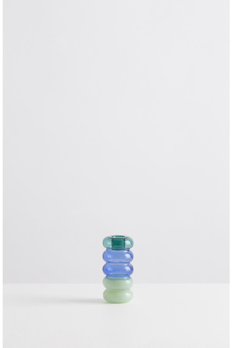 Petite Pauline Candle Holder, Alternate, color, TEAL/ AZURE/ MINT