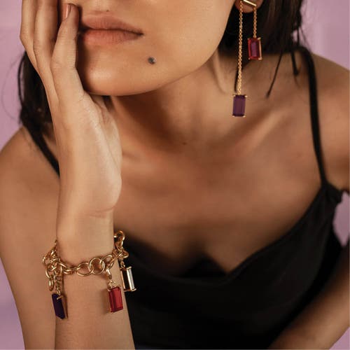 Dhwani Bansal Kandi Bracelet In Gold Plated