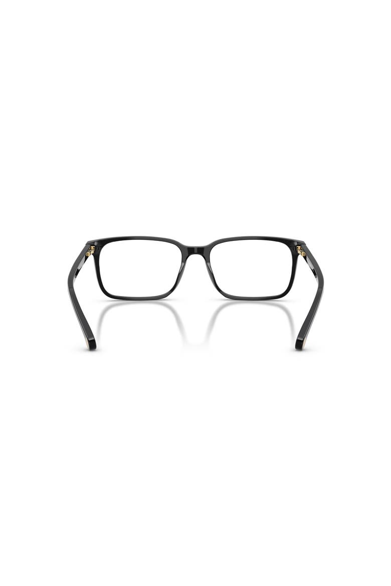 54mm Rectangle optical glasses, Alternate, color, Black