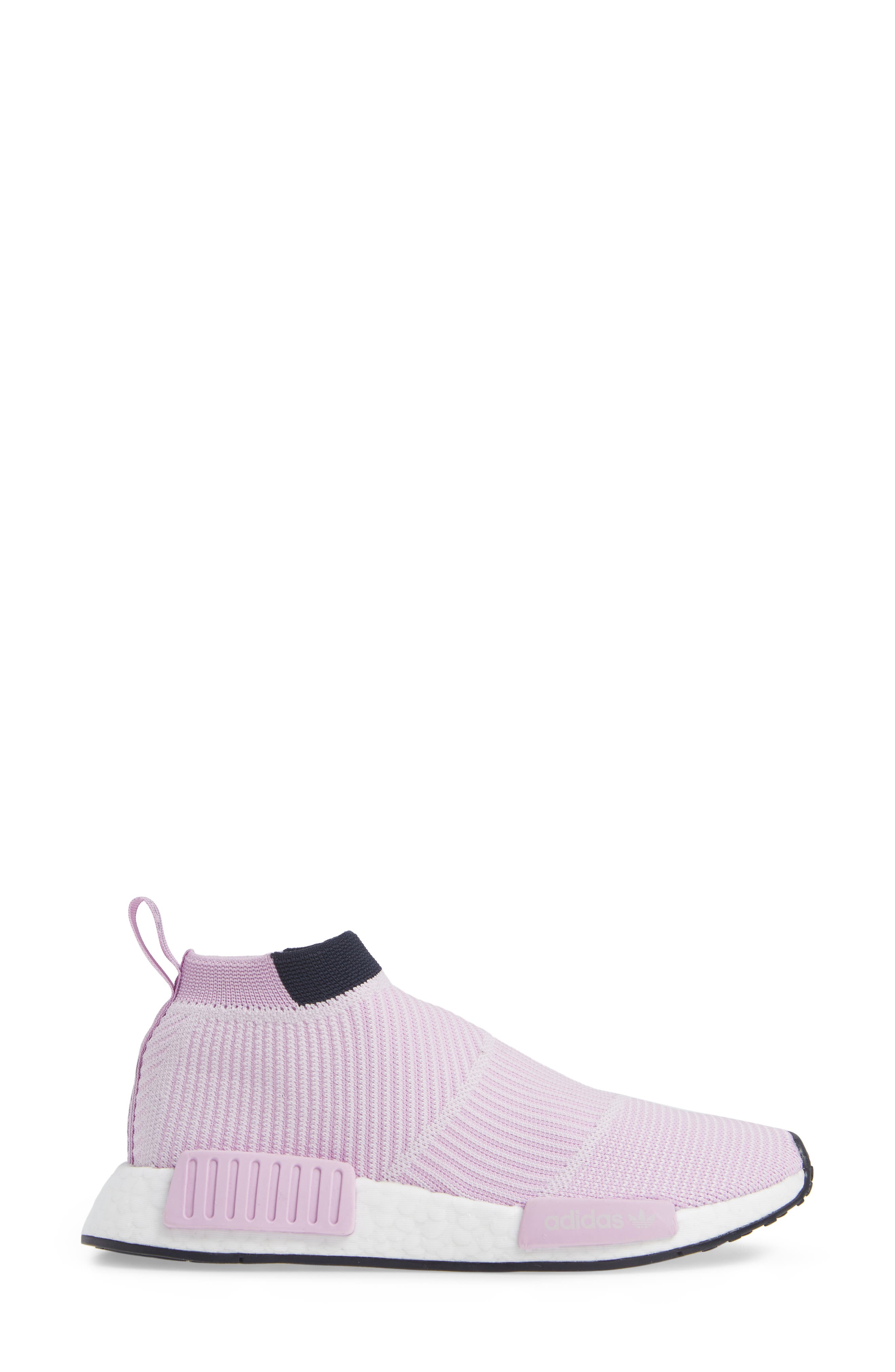 NMD_CS1 Primeknit Sneaker, Alternate, color, CLEAR LILAC/ LEGEND INK