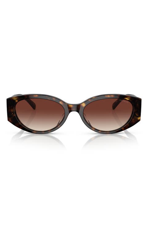 57mm Oval Sunglasses