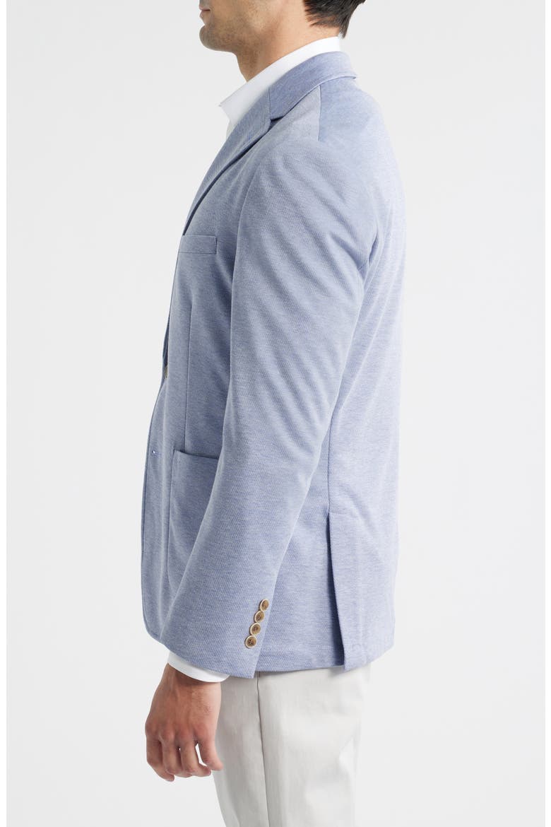 Heathered Stretch Twill Sport Coat, Alternate, color, BLUE