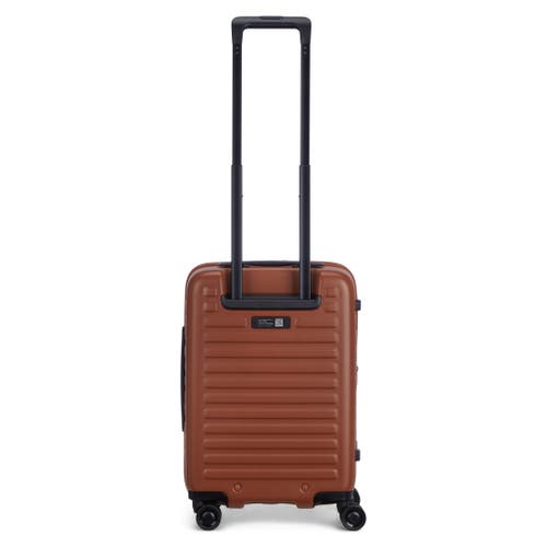 Lojel Cubo Small Carry-on 21 Inch Lightweight Luggage In Brown