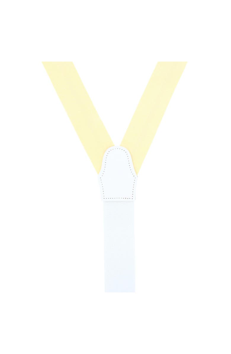 Trafalgar Louisville Chambray Formal End Suspenders, Alternate, color, Yellow