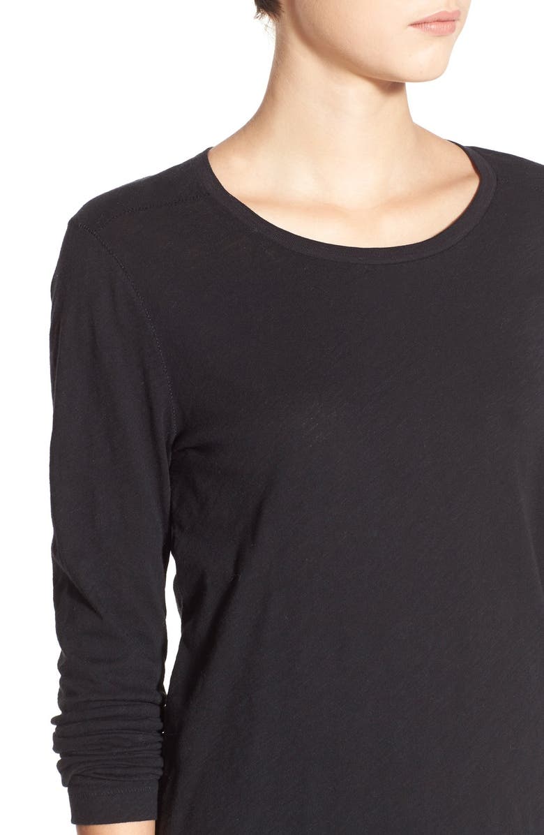 Madewell Whisper Cotton Long Sleeve Crewneck Tee, Alternate, color, 