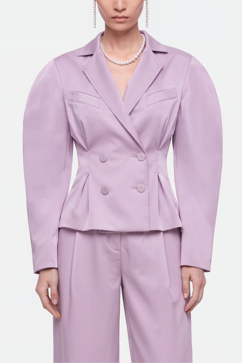 Double Breasted Jacket, Main, color, Purple